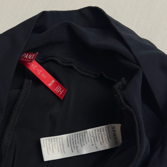 Spanx Faux Leather Mama Leather Leggings Size M Classic Casual - Picture 9 of 14